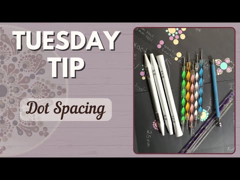 Tuesday's Tip | Mandala Dot SPACING Tips and SYMMETRY | Dot Mandala Art