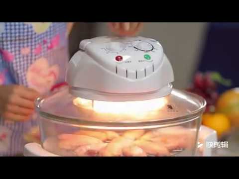 12L 1200w-1400w Air Fryer Convection Oven With Halogen lamp or heating element