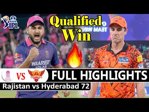 Full Highlights | Sunrisers Hyderabad vs Rajasthan Royals | IPL T20 Match 2026 | SRH Vs RR
