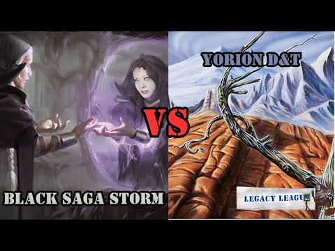 MTG Legacy. Black Saga Storm Vs Yorion Death & Taxes. Quarter Finals. #mtg #mtglegacy #topdecked