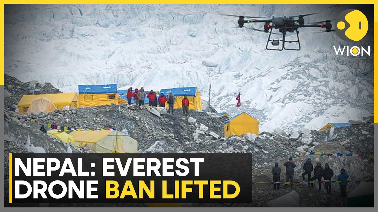 Nepal Lifts Everest Drone Ban: Cargo Drones Now Allowed On Mount Everest | WION