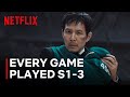 All Squid Game Challenges From Seasons 1 3 Compilation Netflix ENG SUB