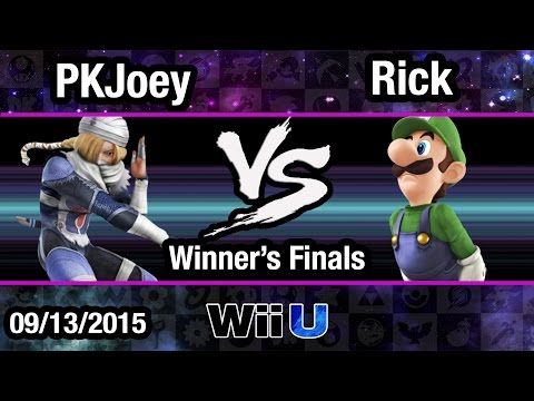 PKJoey (Sheik) vs. Rick (Luigi) - Winner's Finals - Smash Wii U