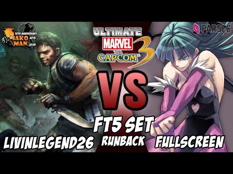 UMVC3 Parsec FT5 Set Runback - livinlegend26 VS FullScreen