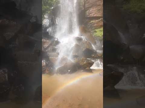 Waterfall Rainbow 🌈… #travel #brazil #saopaulo #brotas #cachoeira #waterfalls #rainbow #peace#love