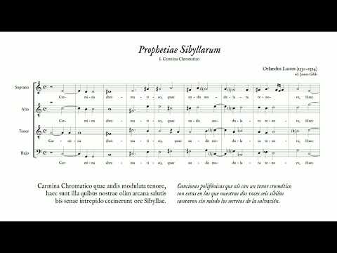 Orlando di Lasso: Prophetiae Sibyllarum - I Carmina chromatico (The Hilliard Ensemble)