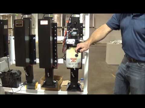 How to use the hand pump manual override on the Equalizer System horse trailer jacks