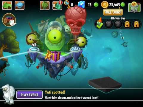 Plant vs zombie 2 piana party 13 April 2017 and epic quest hurrikale step 6,7