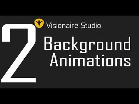 Visionaire Studio Basics - Video 2 - Background animations
