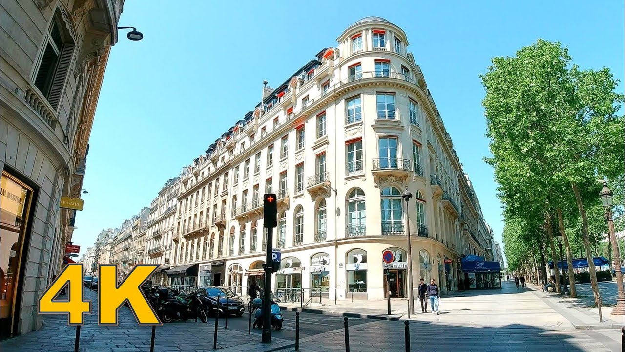 Watch video Paris Summer Walk - Rue Pierre Charron - Avenue Pierre 1er de Serbie 4K Paris Summer Walk - Rue Pierre Charron - Avenue Pierre 1er de Serbie 4K