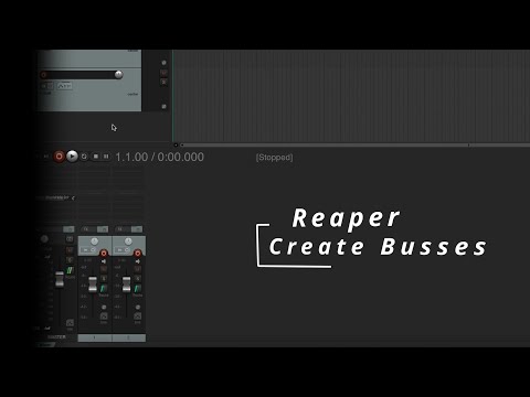 Reaper Tutorial - How to create Busses!