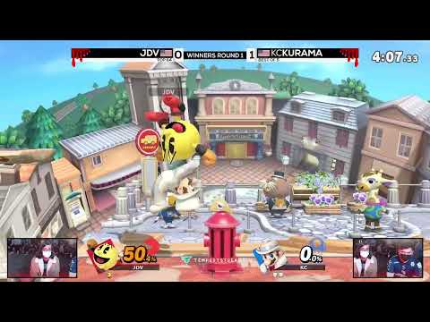 JDV (Pac Man) vs Kurama (Mario) - Ultimate Singles Top 64 - MAJOR UPSET