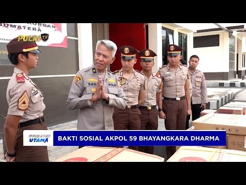 AKPOL 59 SUMBANGKAN LOGISTIK KEPADA KORBAN BENCANA BANJIR SUMATERA