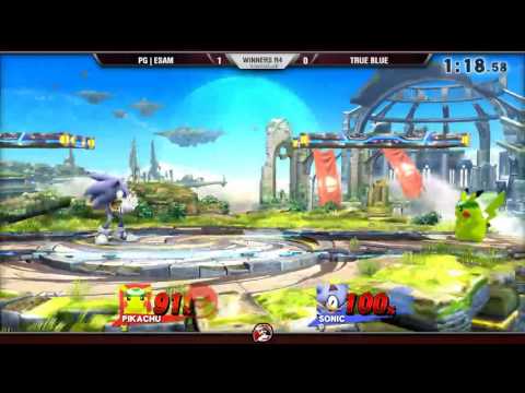 VS Weekly 9/8/16 - Winners R4 - Esam (Pikachu) vs. True Blue (Sonic) - Smash 4