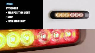 Přední/zadní směrové světlo FT-337 LED 12/24V