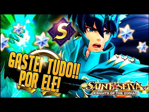 FIQUEI LOUCO! GASTEI TUDO QUE EU TINHA! Shiryu Divino Saint Seiya Awakening