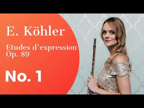 E. Köhler Etudes d'expression for flute, Op. 89: No. 1 in C major