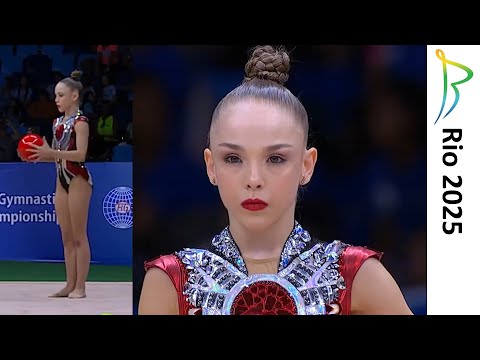 Stiliana Nikolova Ball Qualification (29.400) 2025 Rio Rhythmic Gymnastics  World Championships BRA