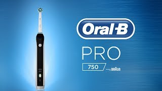 Oral-B PRO 750 D16 CrossAction Black (D16.513.UX Black) - відео 1