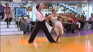 Praça da Alegria show latino de Manuel Trillo e Anastasia Zhitova