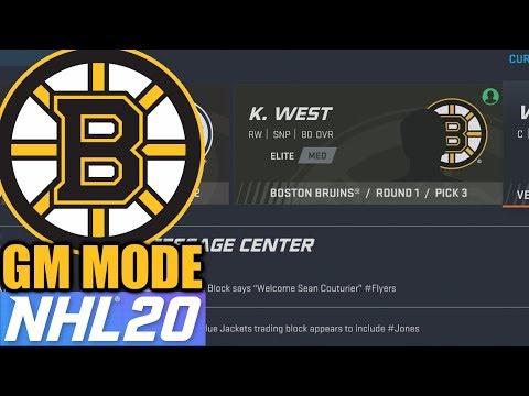 NHL DRAFT - NHL 20 - GM MODE COMMENTARY - BOSTON ep. 30