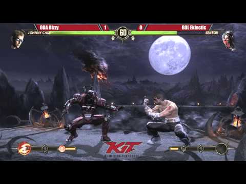 MK9 @ KIT15 - GGA Dizzy (Johnny Cage) vs GOL Eklectic (Sektor) [720p/60fps]