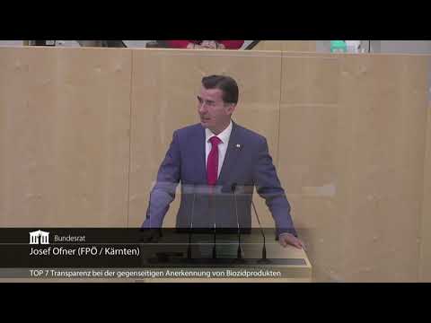 Josef Ofner - Biozidproduktegesetz - 4.6.2020