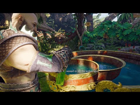Kratos likes to see Wolves Again Scene - God Of War Ragnarok [4K 60FPS HDR]