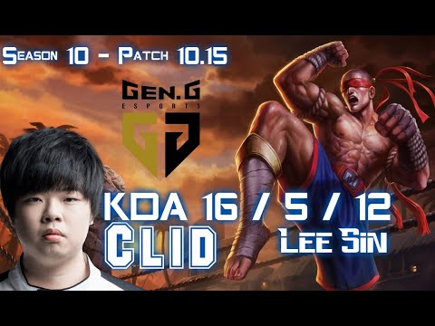 Gen Clid LEE SIN vs EKKO Jungle - Patch 10.15 KR Ranked