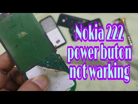 Nokia 222 (RM 1136) Power Button not Working/ Solution