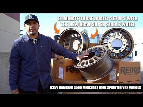 Eliminate the Dually Setup for 3500 Mercedes Sprinter Van with the New Super Single!