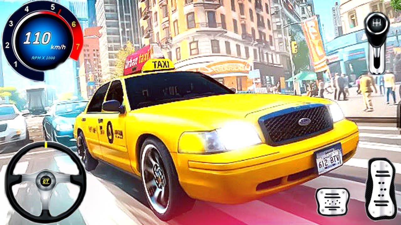 US Taxi Car Parking Game 3D - Taxi Game Simulator 2025 - Android Gameplay #game #9