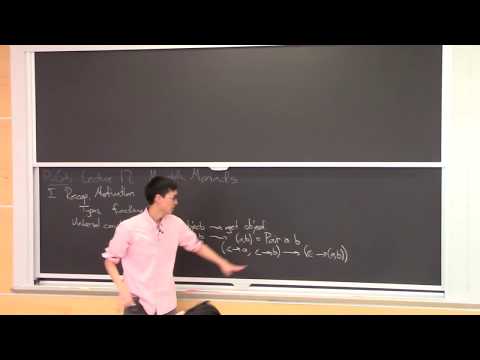 Programming with Categories - Lecture 12