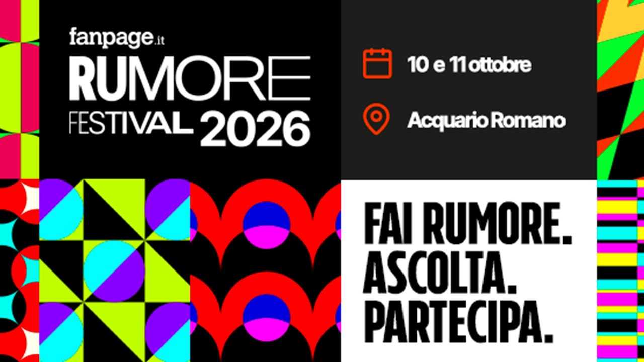 Fanpage Rumore Festival 2026 | 11 ottobre | La diretta