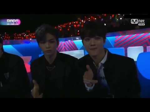 EXO, BTS, Wanna One, reaction to TAEMIN x SUNMI Stage in MAMA