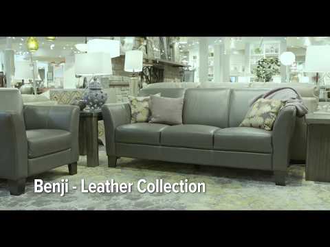Benji Leather Sofa By Thomas Cole Designs Hom Furniture