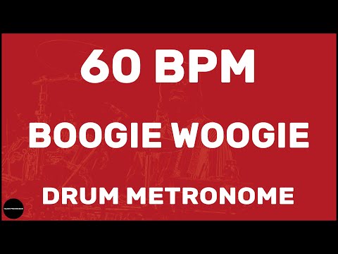 Boogie Woogie | Drum Metronome Loop | 60 BPM