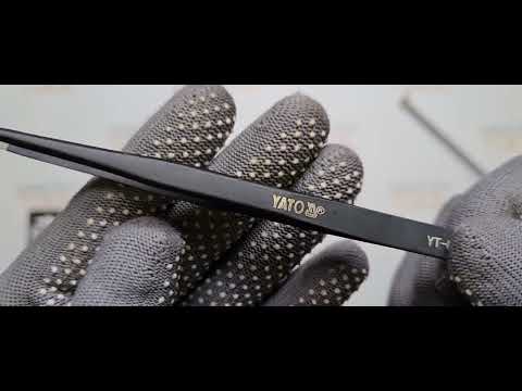Пинцет прямой YATO (YT-6916) 140 мм, антистатический