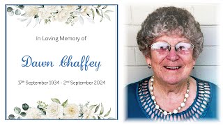 Memorial service for Dawn Chaffey