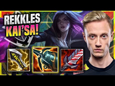REKKLES IS A BEAST WITH KAI'SA! - G2 Rekkles Plays Kai'Sa ADC vs Kog'Maw! | Season 11