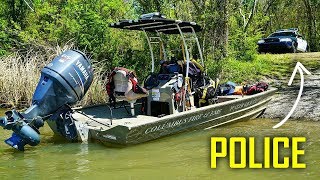 Helping Search &amp; Rescue Teams Locate Two Drowned People in River (Bodies Recovered)