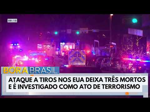 Ataque a tiros nos EUA deixa 3 mortos e 14 feridos
