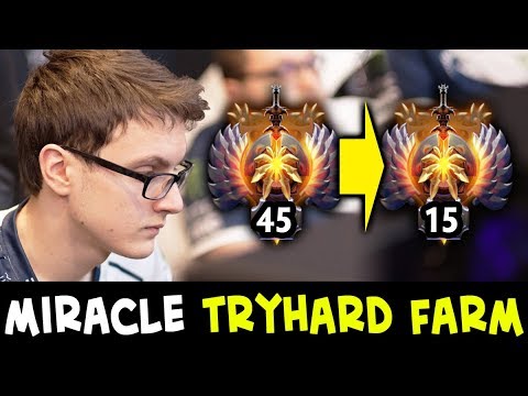 Miracle EZ MMR farm when he wants — TRYHARD +30 ranks in 2 days