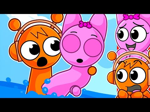 Oren Saves Pinki From Drowning?! (Animation)