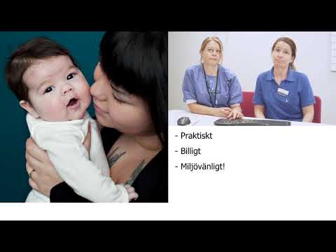 Att sköta ett nyfött barn - amning