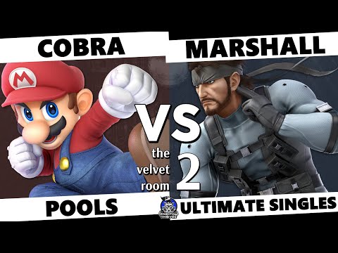 VELVET ROOM 2 (POOL C) - Cobra (Mario) VS. Marshall (Snake) Smash Ultimate Tournament
