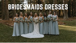 BRIDESMAIDS DRESSES +Try On & JJs House Review
