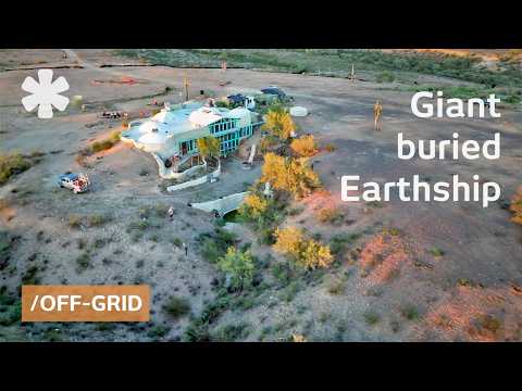 Rebuilding abandoned giant Earthship into 3-story, off-grid home ecosystem