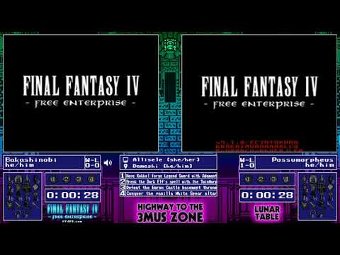 Final Fantasy IV Free Enterprise -- HTT3Z Table Round  | Bakashinobi VS Possumorpheus