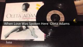 When Love Was Spoken Here  Oleta Adams